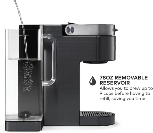 Vista 25 de Keurig K-Supreme Plus SMART - Cafetera de cápsulas K-Cup de una sola porción, tecnología BREWID y MultiStream, 78 onzas, color negro