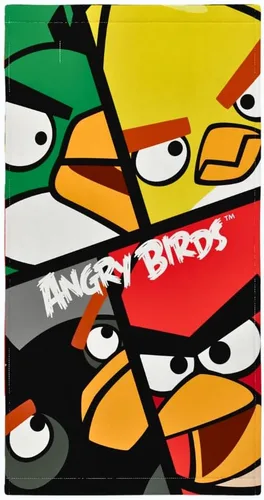 Collectibles Angry Birds - Toalla de baño de algodón súper suave, 60 x 30 pulgadas, (producto 100% oficial) por Franco