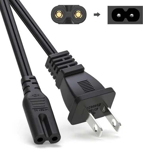 Cable de alimentación de CA de 6 pies para Xbox One S/X, Xbox 1x/1s, PS5 PS4 PS3 PS2 PlayStation 5 4 Slim consola de juegos, cable de alimentación