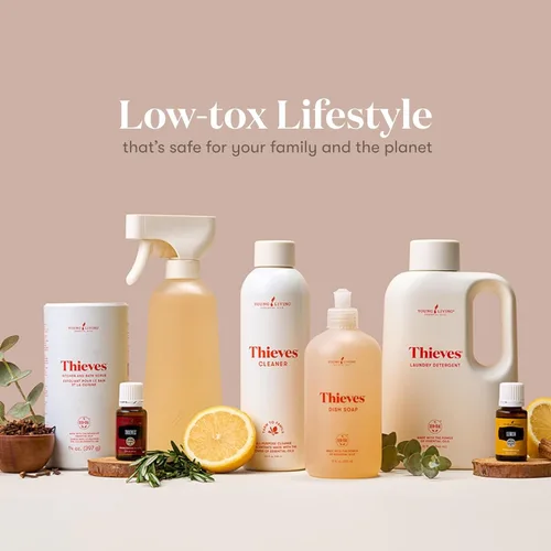 Vista 8 de Limpiador doméstico Thieves de Young Living, 14.4 onzas líquidas