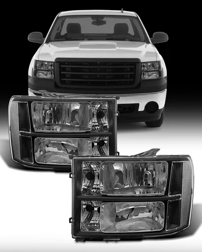 Vista 11 de Faro halógeno GMC Sierra y GMC Yukon 1999-2006