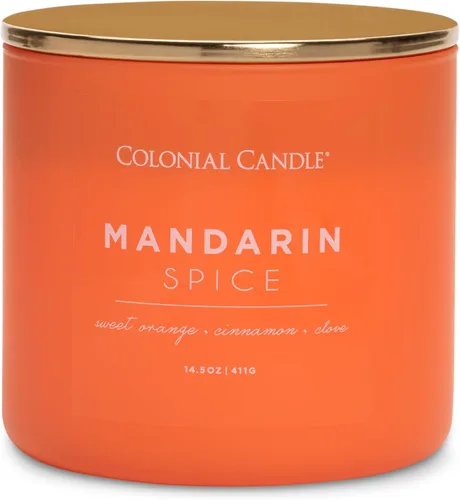 Vista 33 de Colonial Candle Winter Woods - Vela perfumada en frasco, colección Pop of Color, 3 mechas, verde, 14.5 onzas, hasta 60 horas de combustión