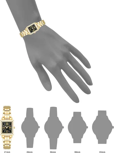 Vista 4 de Anne Klein Reloj de pulsera con detalles de cristal prémium para mujer