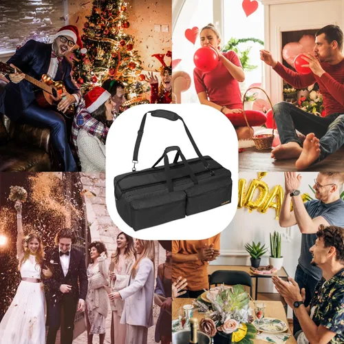 Vista 7 de Bolsa para telescopio de 30 pulgadas, bolsa de viaje para telescopio y trípode, funda de transporte para telescopio de almohadilla suave compatible