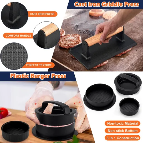 Vista 5 de Kit de Accesorios para Plancha, Joyfair 18 Piezas de Accesorios para Plancha de Superficie Plana para Blackstone, Juego de Herramientas de Plancha