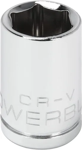 Vista 13 de Powerbuilt 648279 - Zócalo poco profundo de 1/4 pulgadas x 1/2 pulgada y 6 puntos