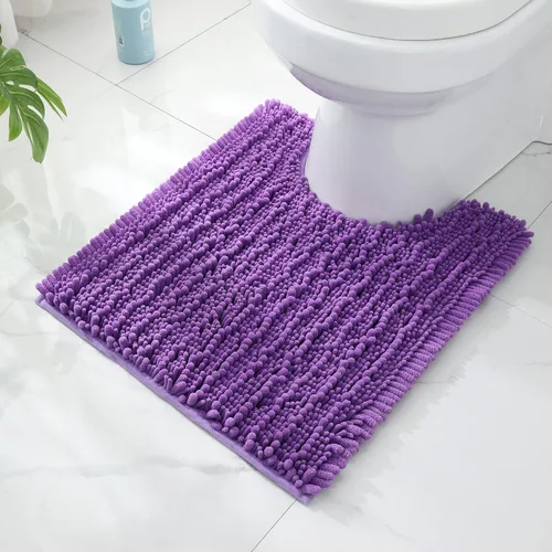 Vista 200 de FLOLEOPA Alfombras de baño de microfibra suave y esponjosa, tapetes de baño absorbentes, antideslizantes, lavables a máquina y de secado rápido