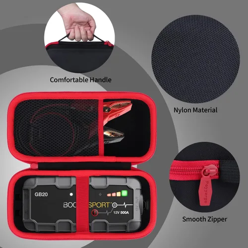 Vista 5 de Funda de almacenamiento compatible con Boost Plus GB40 / Boost X GBX45 / Boost Sport GB20 / Boost XL GB50 UltraSafe batería de coche arrancador