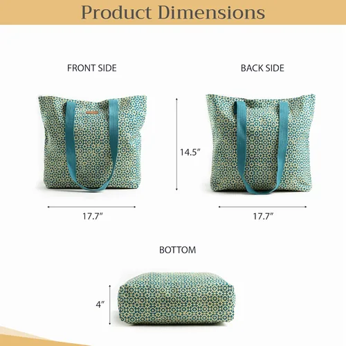 Vista 5 de Maison d' Hermine Canvas Tote Bag for Women Cotton Canvas Reusable Shoulder Grocery Bags Bulk with Handle for Shopping Travel