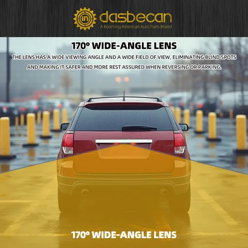 Vista 5 de Dasbecan Reemplazo de cámara de respaldo compatible con Ford Explorer 2011, 2012, 2013, 2014, 2015, reemplaza al número BB5Z-19G490-A EB5Z-19G490-A