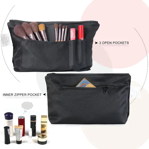 Vista 7 de BeeGreen Bolsas de lona con inicial, regalo de cumpleaños personalizado para mujeres, monograma bordado con asa de cuero