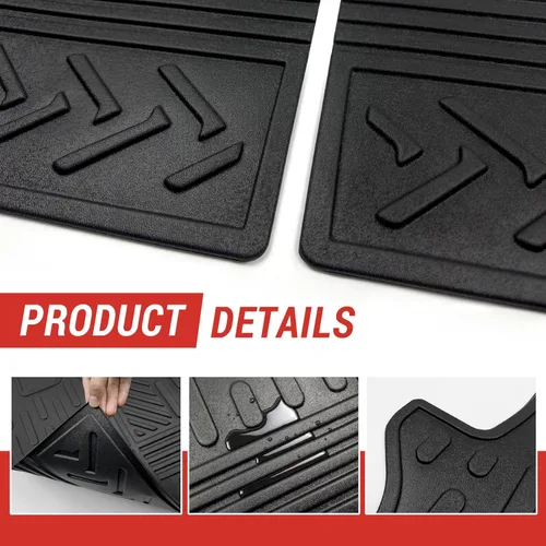 Vista 3 de Tapete de carga apto para Toyota RAV4 2019, 2020, 2021, 2022, 2023, 2024, tapete de carga TPE para maletero, protector de respaldo de asientos