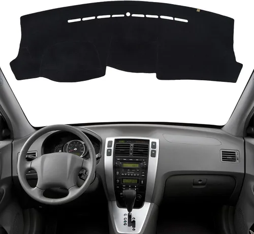 Vista 23 de KEYOOG Cubierta del tablero de instrumentos para Hy-undai Sonata 2014-2011 (para conducción a la izquierda), alfombrilla antirreflejos, protector