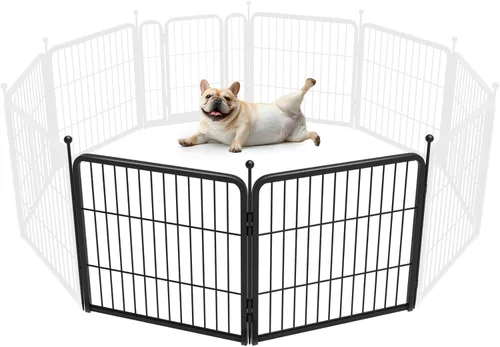 FXW Rollick - Corralito para perros para patio, campamento con casa rodante, patentado, 24 pulgadas, 2 paneles