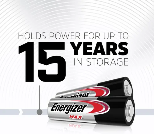 Vista 4 de Energizer MAX - Pilas AA (paquete de 16), baterías alcalinas doble A