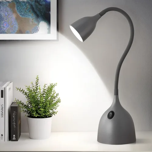 Vista 11 de Lámpara de Escritorio de Cuello de Cisne EJIAXIN 360° Luz de Lectura LED Flexible Lámpara de Escritorio Pequeña para Espacios Pequeños Lámpara