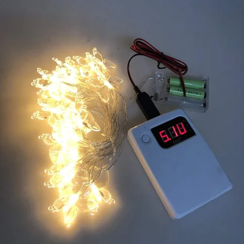 Vista 3 de Cable de Suministro de Energía USB Eliminador de Batería AA LR6 de 2M Reemplaza 1-4 piezas de Batería AA de 1.5V (1.5V)