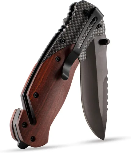 Vista 6 de Regalos para hombres, cuchillo de bolsillo personalizado con nombre o texto, 20 fuentes elegantes, cuchillo de bolsillo personalizado