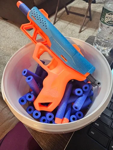 Vista 5 de 200 balas de dardos compatibles con Nerf N Strike Blaster, 200 unidades de dardos Nerf Bullet de repuesto para munición de dardos de espuma premium