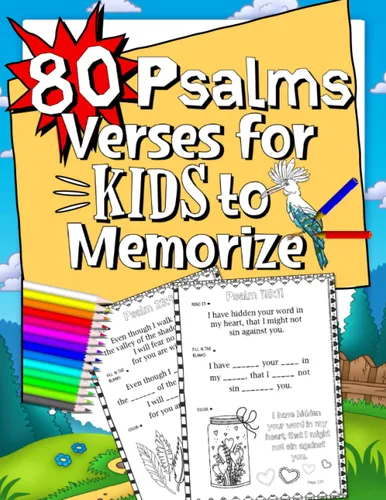 80 Psalms for Kids to Memorize (Memory Verse Workbooks for Kids)
