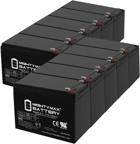 Mighty Max Battery Batería F2 de 12 V 15 AH que reemplaza al Pride SC44X Go-Go Ultra X 4-10 Pack