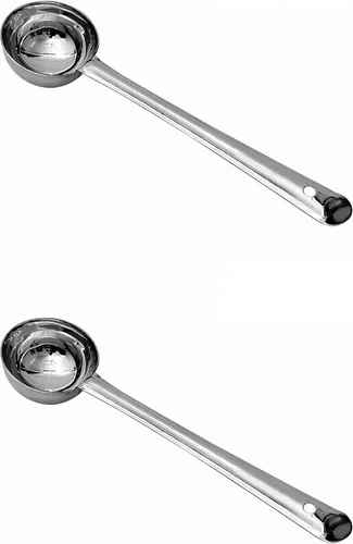 Vista 11 de Juego de 12 cucharas de acero inoxidable para té/café y especias (plata) (cuchara de té pequeña)