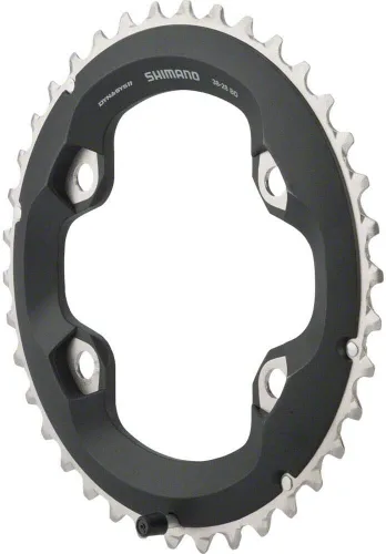 Vista 2 de Shimano SLX M7000-11 - Plato exterior de 11 velocidades (38t, 3.780 in, color negro)