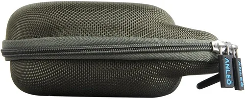 Vista 4 de Anleo Estuche rígido de viaje para JBL Clip 5 / Clip 4 - Mini altavoz Bluetooth portátil (verde militar)