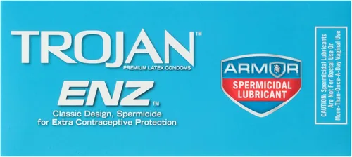 Vista 13 de TROJAN ENZ Preservativos lubricados con espermicida, paquete económico, 36