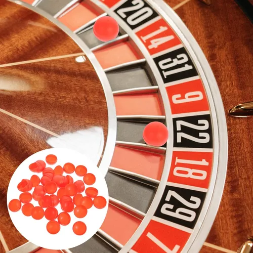 Vista 2 de NOLITOY Juego de bingo Juego de bingo Bolas huecas de plástico: 25 Uds. Bolas de mesa de mesa Actividad de Bingo Bolas de Juego de Bingo Artesanía