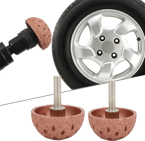 Vista 5 de Kit de ruedas de pulido de tungsteno, paquete de 2 ruedas de pulido de acero de tungsteno, tipo tazón, almohadilla de molienda, amoladora