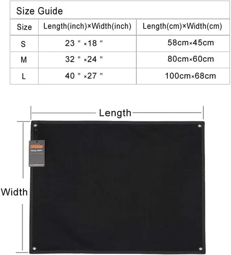 Vista 2 de EXCELLENT ELITE SPANKER Tablero de Exhibición de Parches Tácticos Plegable Panel Portador de Parches Militares (Negro, S)