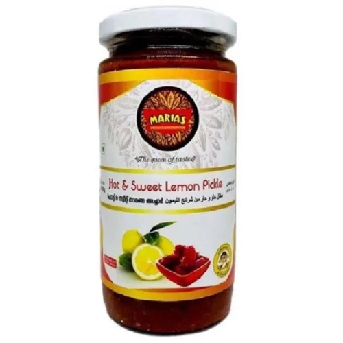 Vista 3 de Guindilla Verde Kanthari Mango Pickle Pickle Kerala Achar Marías 400gms