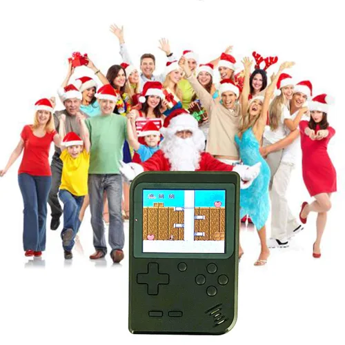 Vista 4 de Handheld Game Console Retro Game Player with 400 Classical FC Games Console 3.0-Inch Color Screen,Gift Birthday Christmas Presents(Red Game Console)