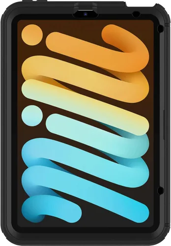 Vista 4 de OtterBox Defender Series - Funda para iPad mini (6ª generación), color negro, resistente, duradera, protección multicapa, resistente, duradera
