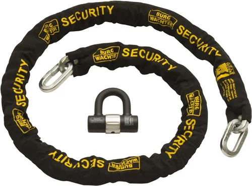 Vista 7 de Burg-Wachter - Cadena de seguridad para bicicleta (0.472 in, 0.472 in), color negro, 3.3 ft