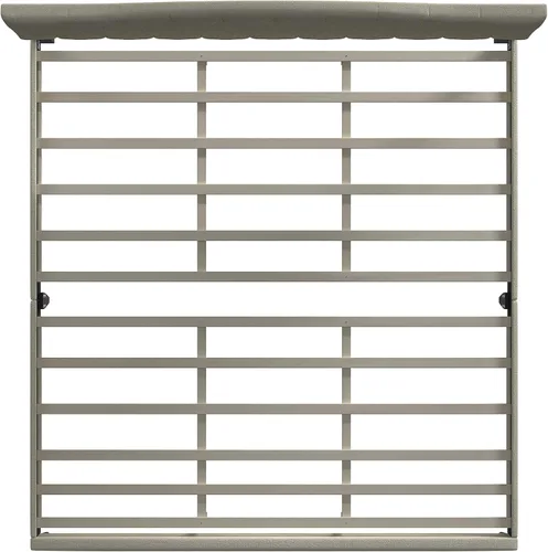 Vista 5 de Glenwillow Home OROS - Marco de cama tapizado con plataforma copetuda, respaldo copetudo, base de colchón, soporte de listones de madera,