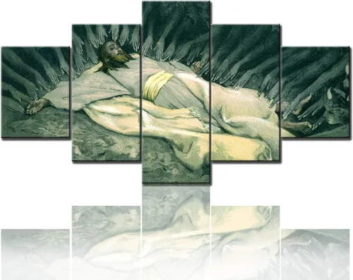 Vista 267 de TUMOVO Jesús Christian - Pintura sobre lienzo de 5 piezas