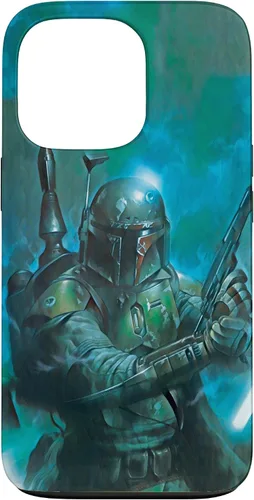 Vista 10 de Star Wars Classic Boba Fett Battle Ready - Carcasa para iPhone 17, color verde