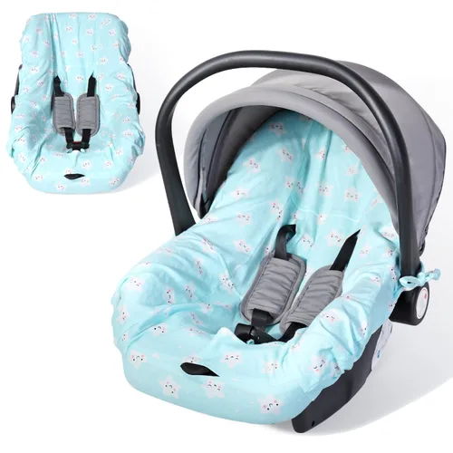 Orzbow Funda Protectora para Asiento de Automóvil Infantil, Ajuste Universal, Cubierta Protectora para Asiento de Coche, Hecha de 100% Algodón -