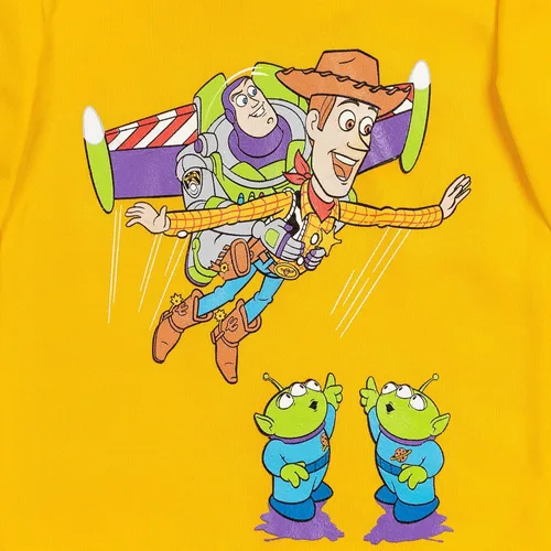 Vista 2 de Disney Pixar Toy Story Buzz Lightyear Woody Rex Forky - Sudadera con capucha de forro polar para niños pequeños