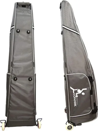 Vista 19 de LEONARK Bolsa de rueda de esgrima con barra de tracción para sable de espada y papel de aluminio - Hema Sword Bag Trolley Case para esgrima traje