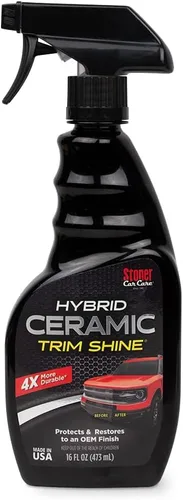 Stoner Car Care 92333 - Brillo de tapicería híbrido cerámico – Restaura plástico y vinilo descoloridos a acabado original, protección UV a base de