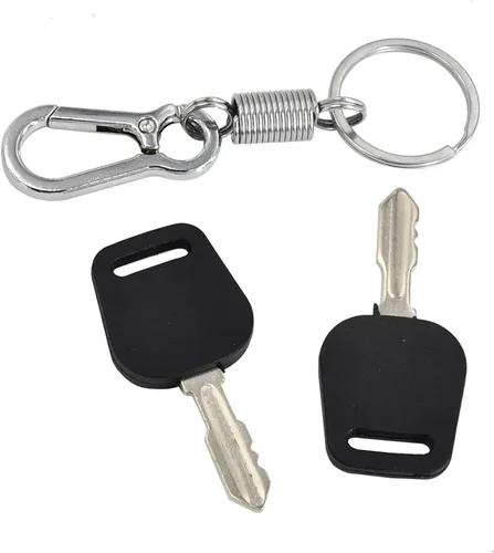 Vista 2 de Llaves de interruptor de encendido (2) 532140403 140401 48 340 01-S GY20680 Compatible con John Deere Husqvarna Poulan Pro Craftsman Cub Cadet AYP