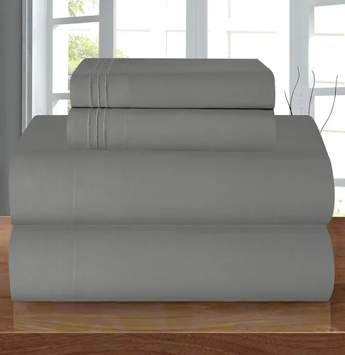 Vista 26 de Elegant Comfort - Juego de sábanas de microfibra de 1500 hilos de calidad hotelera prémium de 4 piezas - Resistente a arrugas, sábana bajera