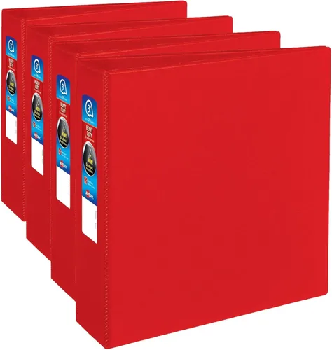 Vista 13 de Carpeta dura Avery con anilla de bloqueo EZD con sistema one touch, Azul 3 pulgadas