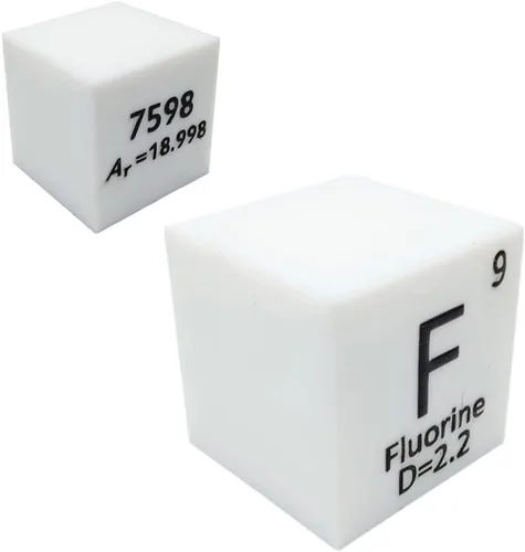 Vista 29 de Cubo de Antimonio Sb 99.99% Elemento Puro de 10mm de Densidad para Colección de Elementos, Tabla Periódica, Cazador y Más (1 cm, Antimonio)