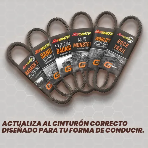 Vista 5 de SuperATV Correa de transmisión CVT de servicio pesado la mejor del mundo para Can Am Commander 800/1000 2011-2020 (todos los submodelos) Engranaje
