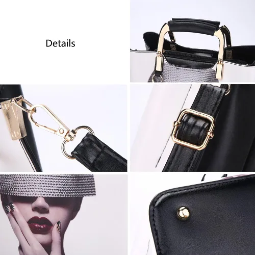 Vista 6 de Nevenka Monederos y bolsos para mujer, con asa superior, bolsos de hombro para mujer