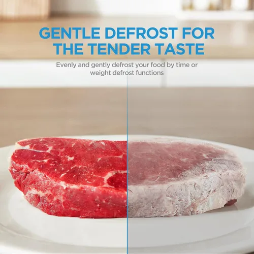 Vista 4 de Midea MM12S2ASZ Horno microondas, cajón de 1.2 pies cúbicos, acero inoxidable, cerradura de seguridad para niños